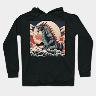 cool godzilla japanese artstyle Hoodie